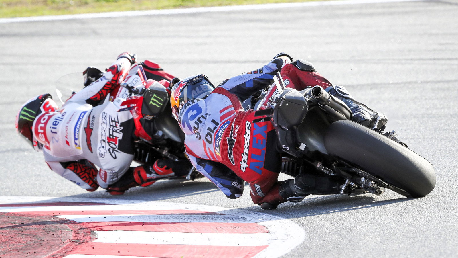 Francesco Bagnaia, Alex Marquez, 2024 Barcelona MotoGP Test